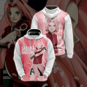 Naruto - Sakura Haruno Unisex 3D T-shirt Hoodie S 