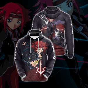 Code Geass - Kallen Unisex 3D T-shirt Hoodie S 