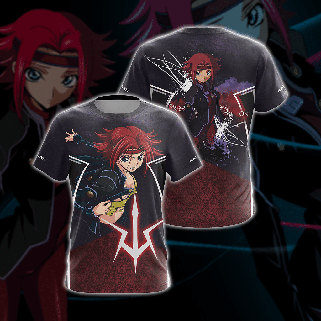 Code Geass - Kallen Unisex 3D T-shirt   