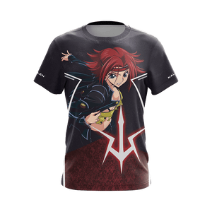 Code Geass - Kallen Unisex 3D T-shirt   