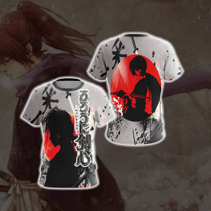 Rurouni Kenshin New Look Unisex 3D T-shirt   