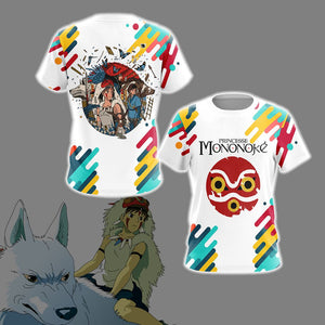 Princess Mononoke New Version Unisex 3D T-shirt   