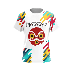 Princess Mononoke New Version Unisex 3D T-shirt   