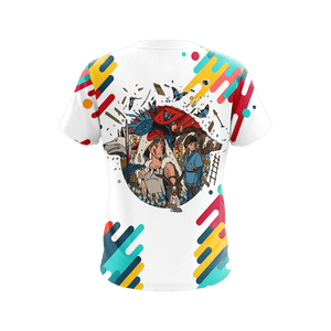 Princess Mononoke New Version Unisex 3D T-shirt   