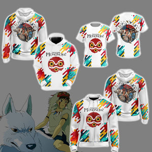 Princess Mononoke New Version Unisex 3D T-shirt   