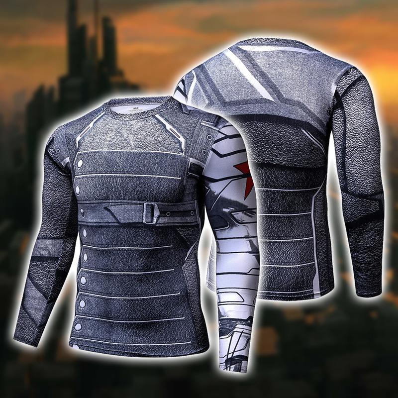 WINTER SOLDIER Compression Shirt for Women (Long Sleeve)