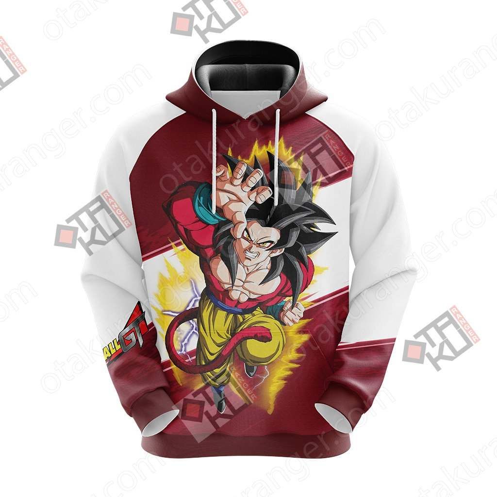 Dragon Ball GT - Super Saiyan 4 Goku Unisex 3D T-shirt   