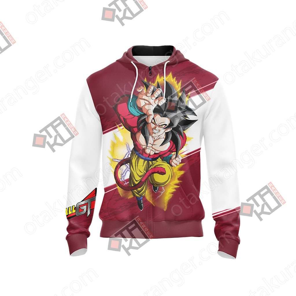 Dragon Ball GT - Super Saiyan 4 Goku Unisex 3D T-shirt   