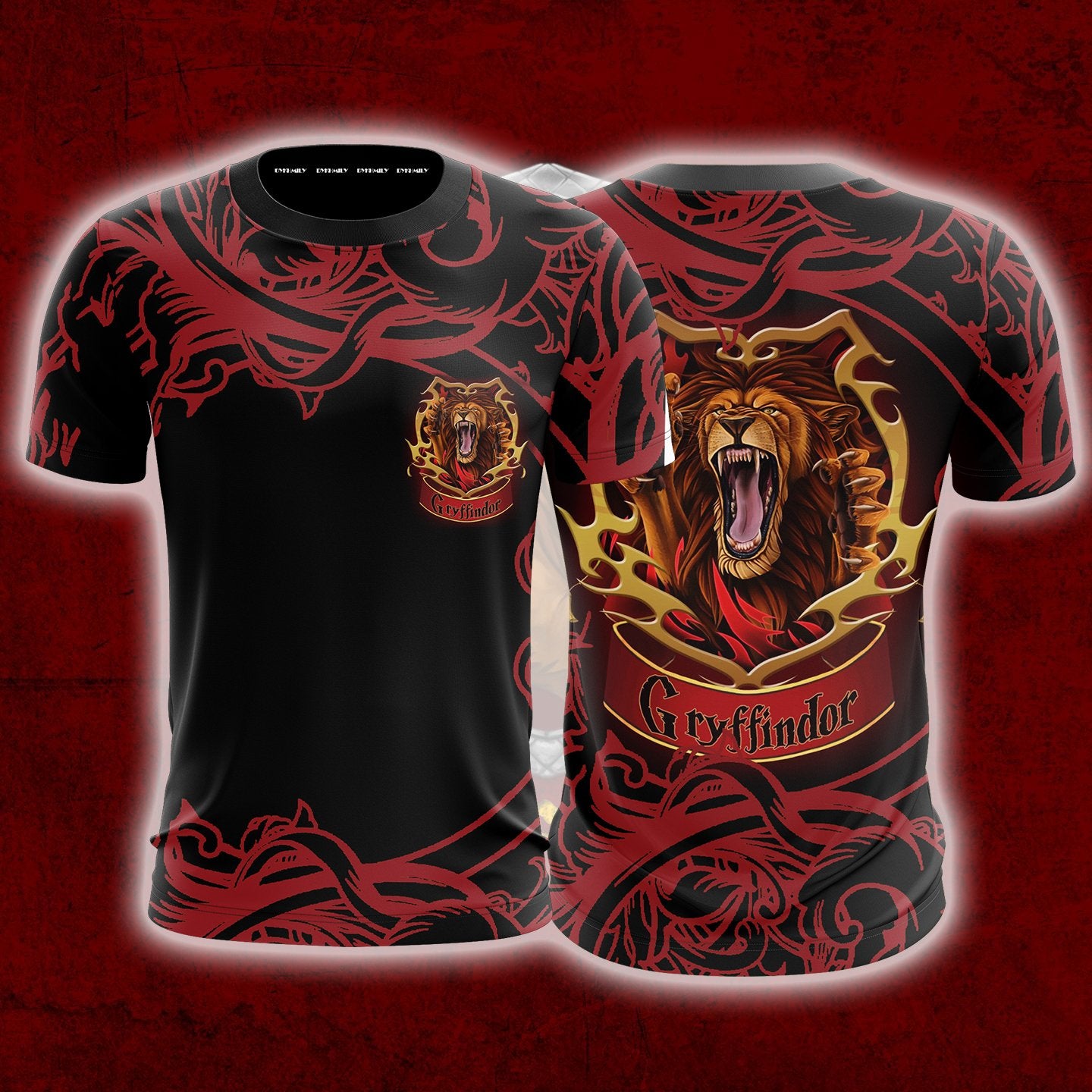 Brave Like A Gryffindor Harry Potter Unisex 3D T-shirt   