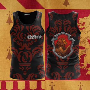 Brave Like A Gryffindor Harry Potter New Collection Unisex 3D T-shirt Tank Top S 