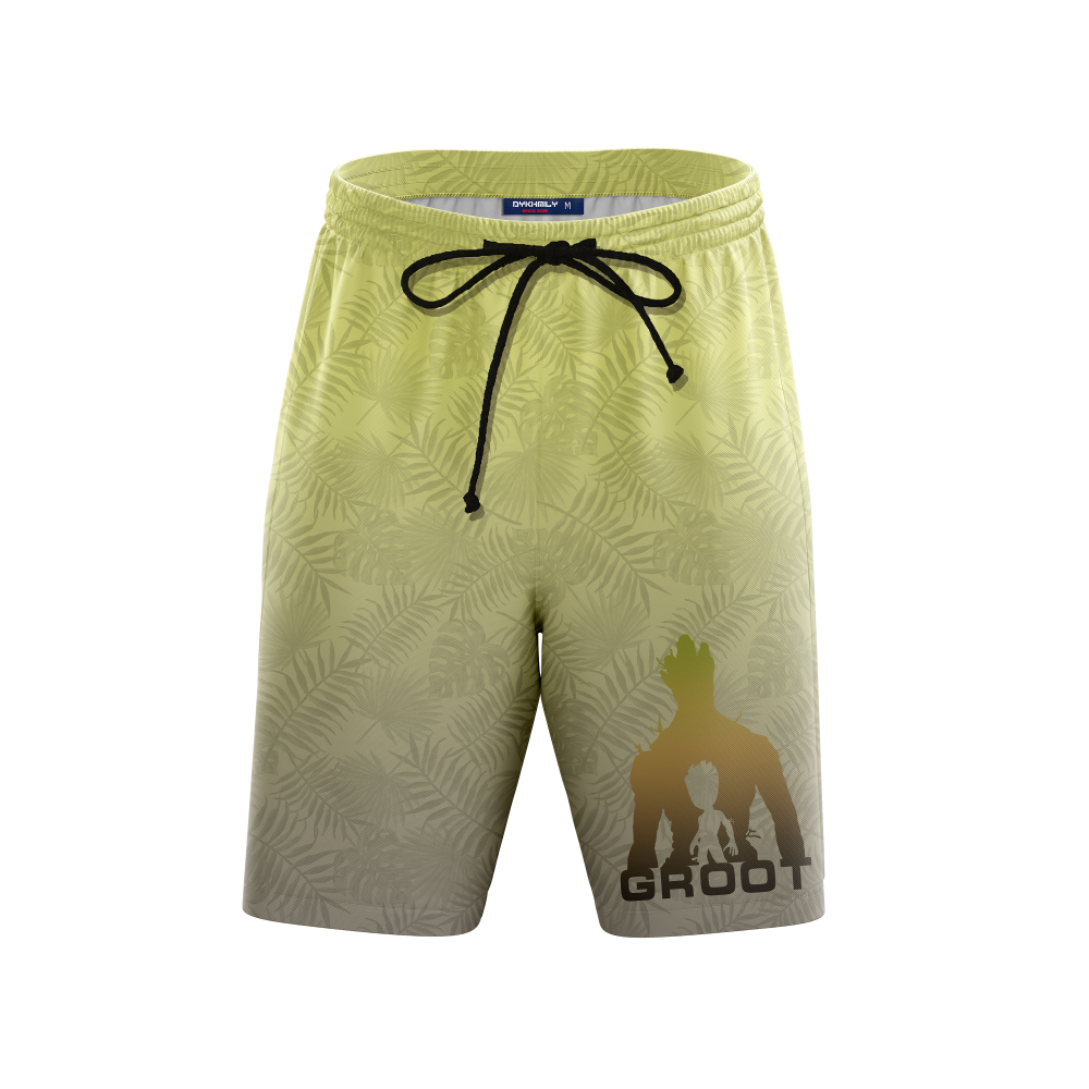 I'm Groot Hawaii Style Beach Short   