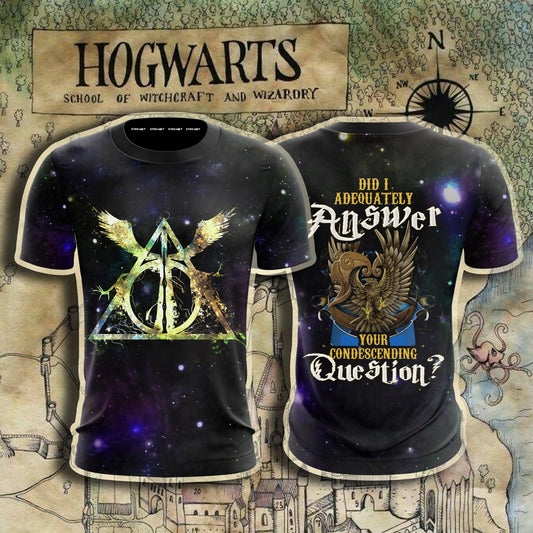 Ravenclaw Harry Potter - Did I Adequately Answer Your Condescending Question? T-shirt S 