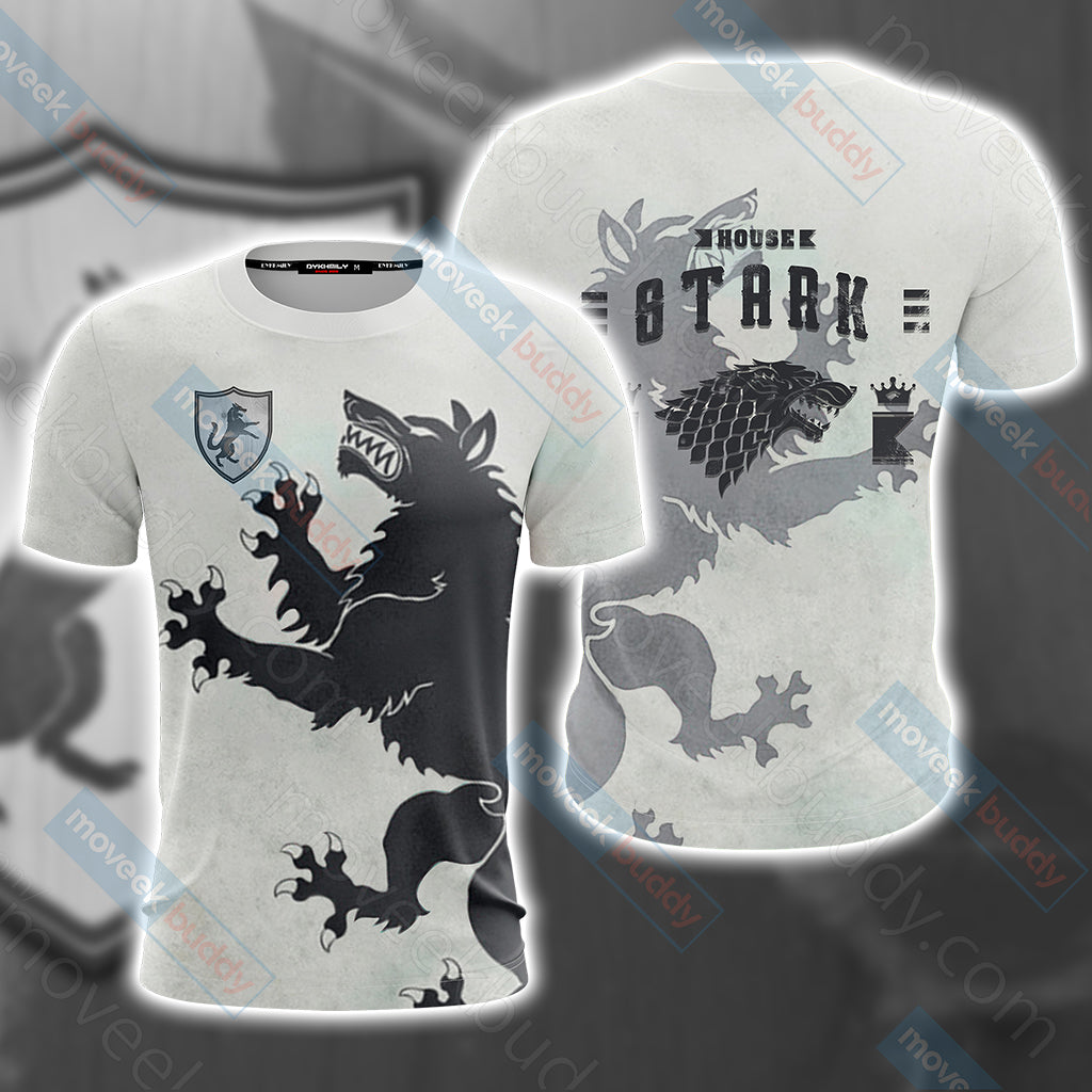 House Stark Game Of Thrones Unisex 3D T-shirt S  