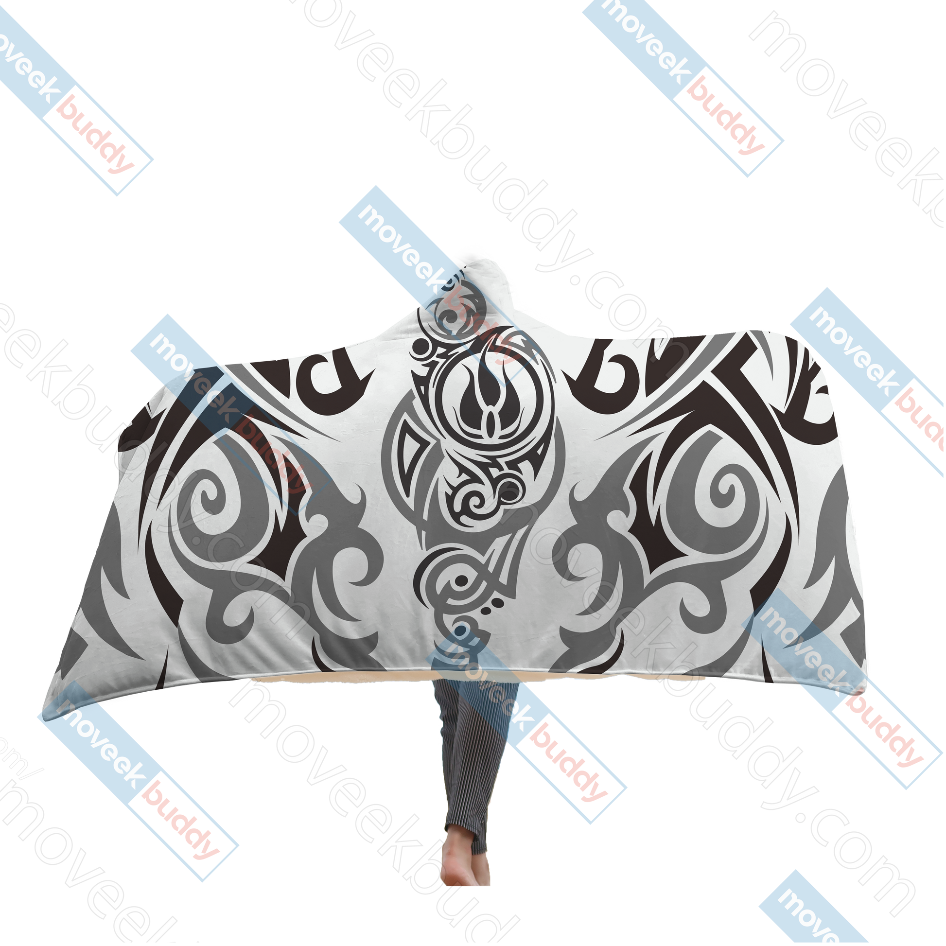 RWBY Blake Belladonna Symbol Hooded Blanket Adult 80"x60"  