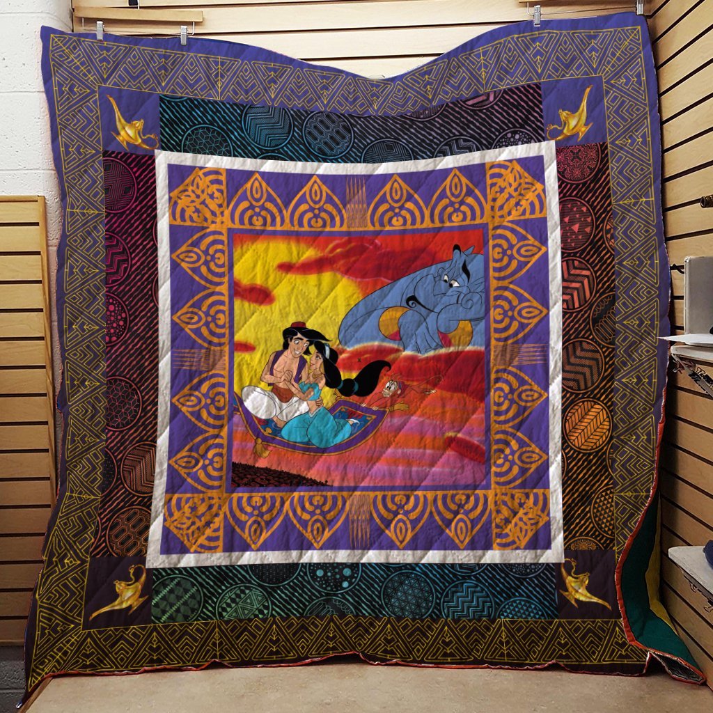 Aladdin A Whole New World 3D Quilt Blanket US Twin (60'' x 70'')  