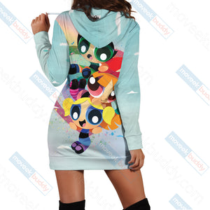 The Powerpuff Girls New Look 3D Hoodie Dress   