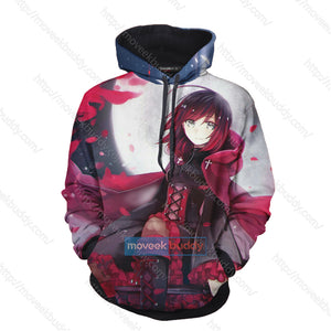 RWBY Ruby Rose 3D Hoodie   