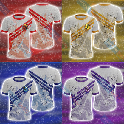 God of war: Ascension - Lightning of Zeus  Unisex 3D T-shirt   
