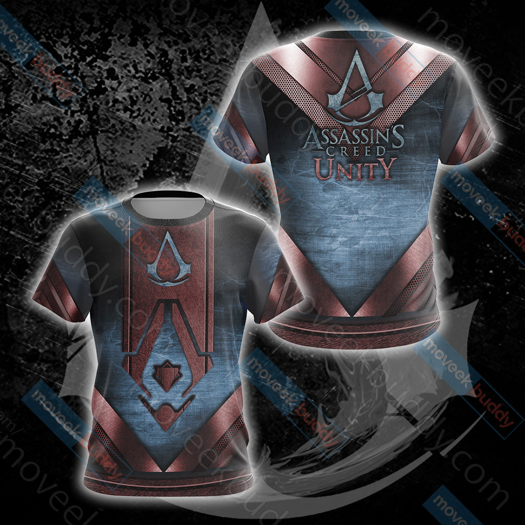 Assassin's Creed Unity Symbol New Collection Unisex 3D T-shirt S  