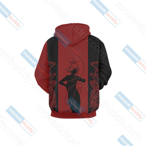 RWBY Ruby The Reaper 3D Hoodie   