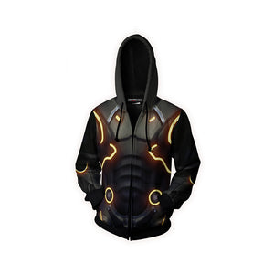 Fortnite Omega Cosplay Zip Up Hoodie Jacket   