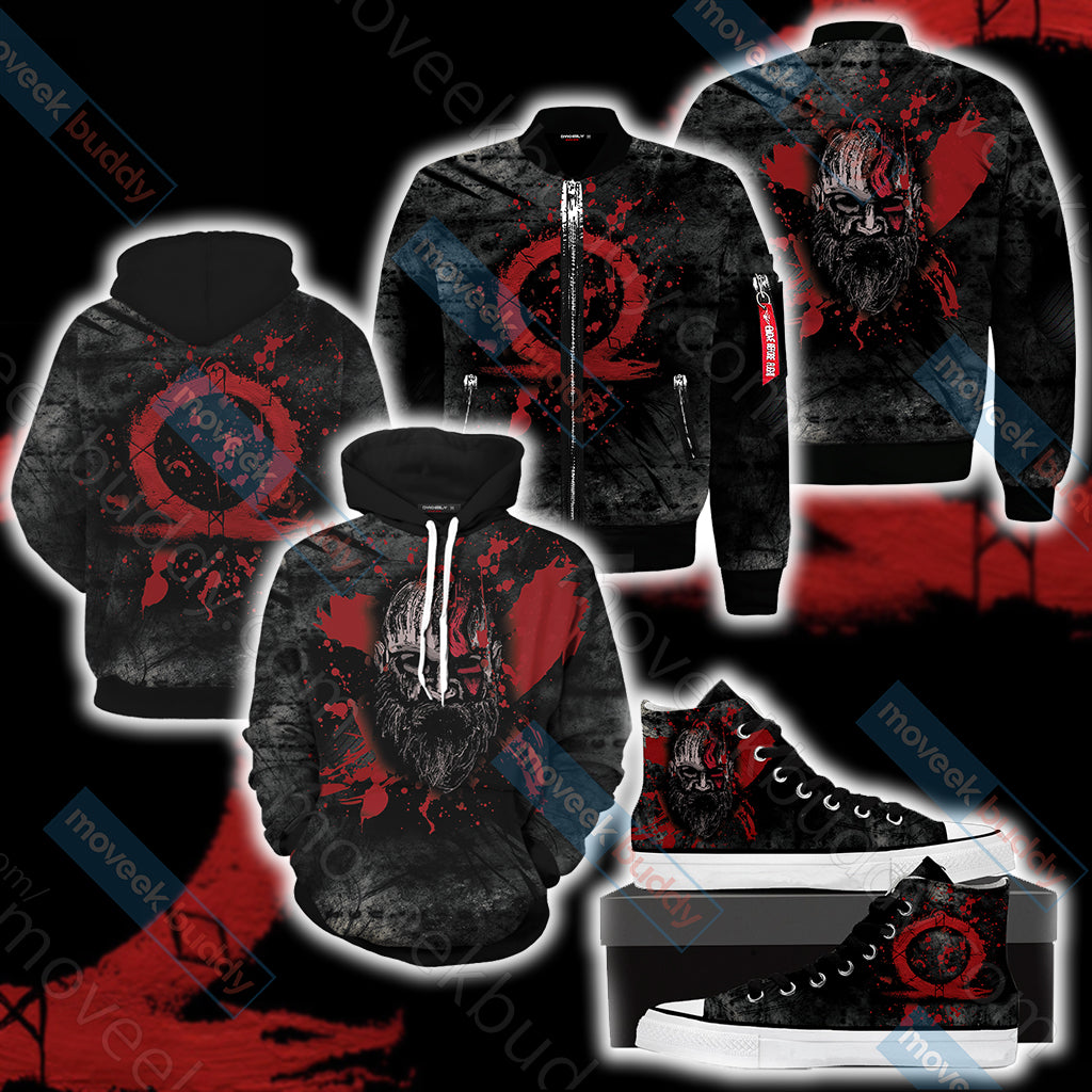 God Of War New Style High Top Shoes   
