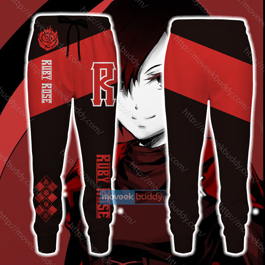 RWBY Ruby Rose Jogging Pants S  