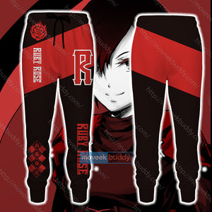 RWBY Ruby Rose Jogging Pants S  