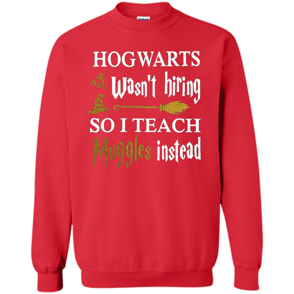 I Teach Muggles Instead T-shirt Red S 