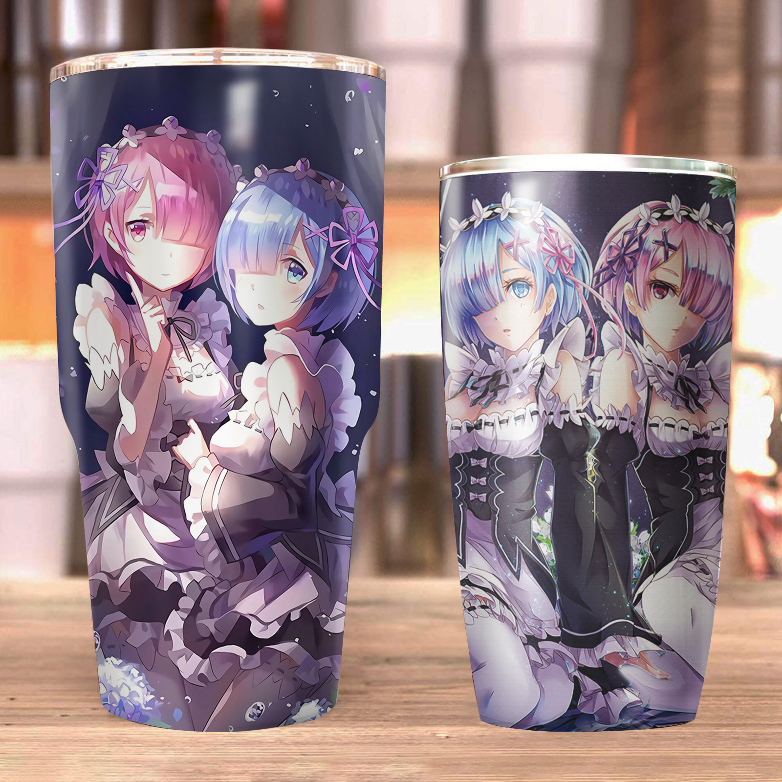 Rem & Ram Re:Zero Tumbler   