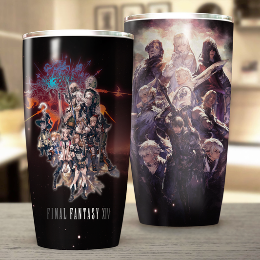 Final Fantasy XIV Video Game Insulated Stainless Steel Tumbler 20oz / 30oz 20oz  