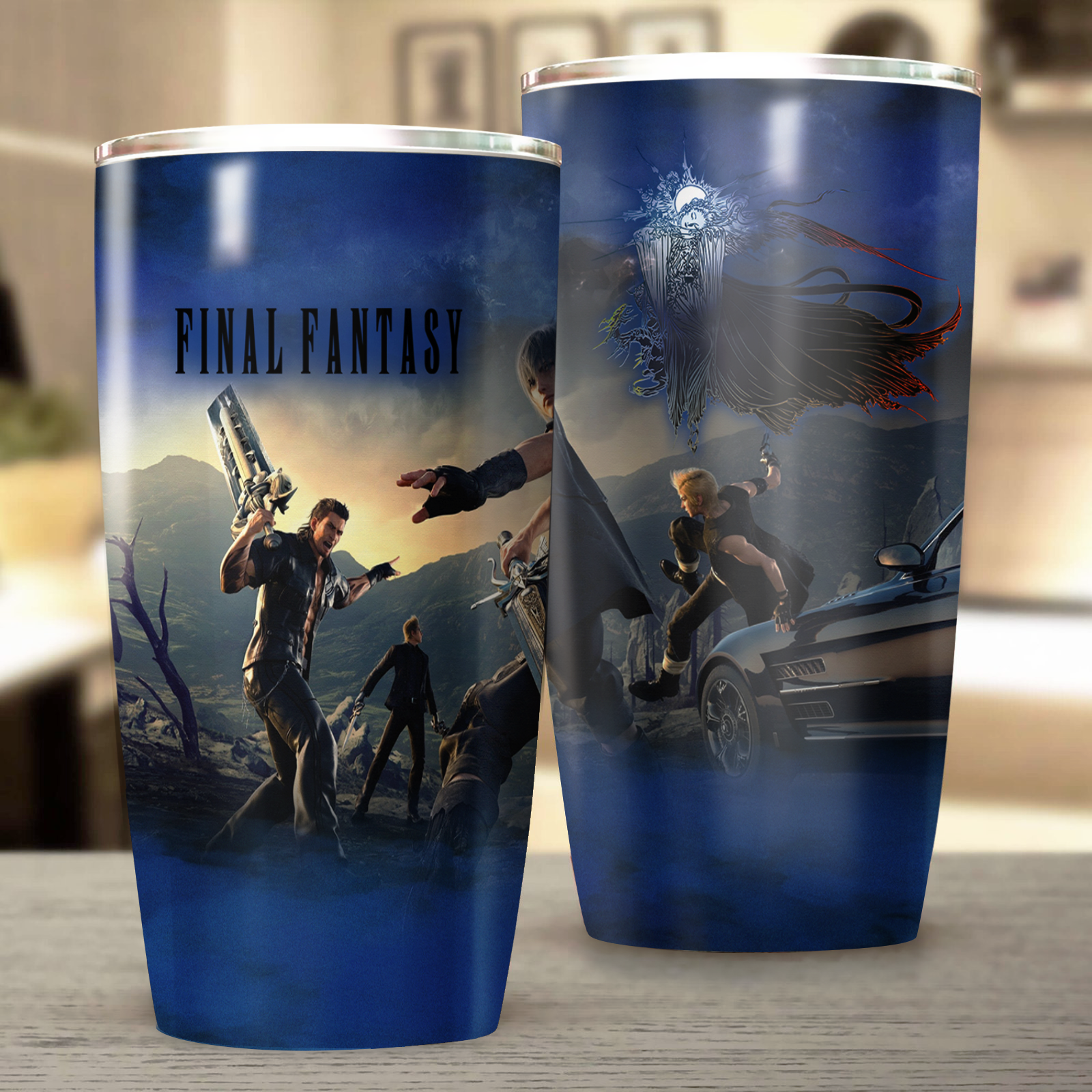 Final Fantasy XV Video Game Insulated Stainless Steel Tumbler 20oz / 30oz 20oz  
