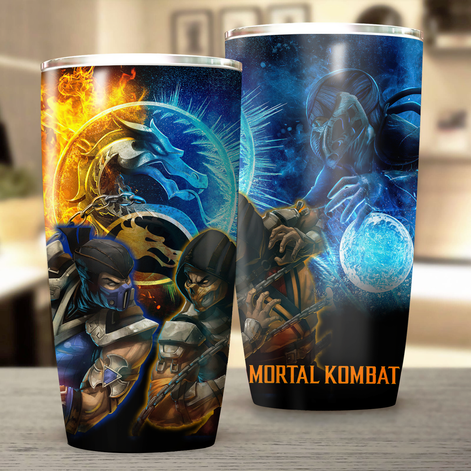 Mortal Kombat Video Game Insulated Stainless Steel Tumbler 20oz / 30oz 20oz  