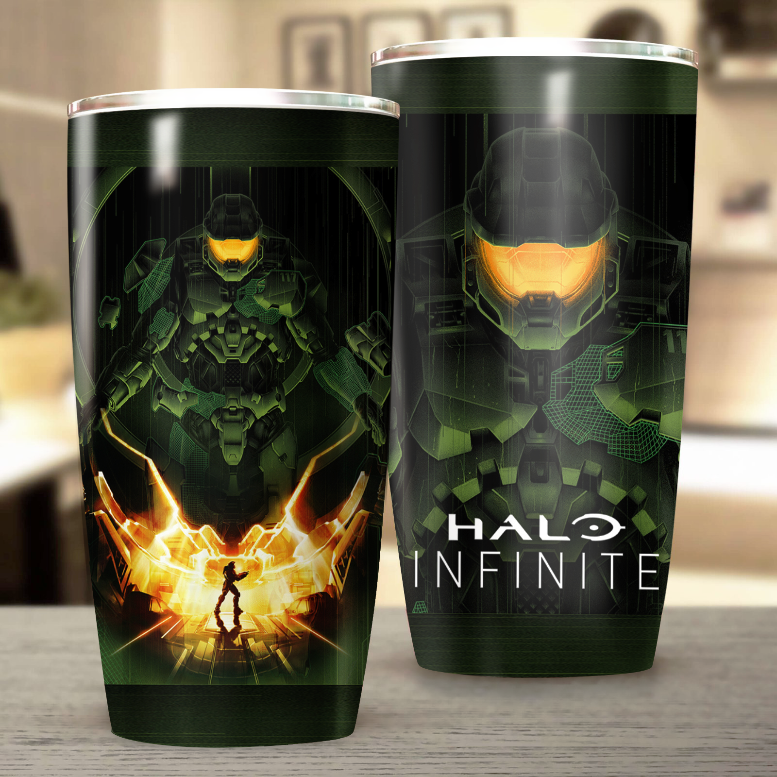 Halo Infinite Video Game Insulated Stainless Steel Tumbler 20oz / 30oz 20oz  