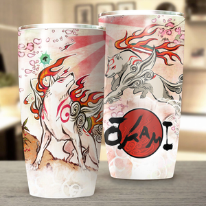 Okami Video Game Insulated Stainless Steel Tumbler 20oz / 30oz 20oz  