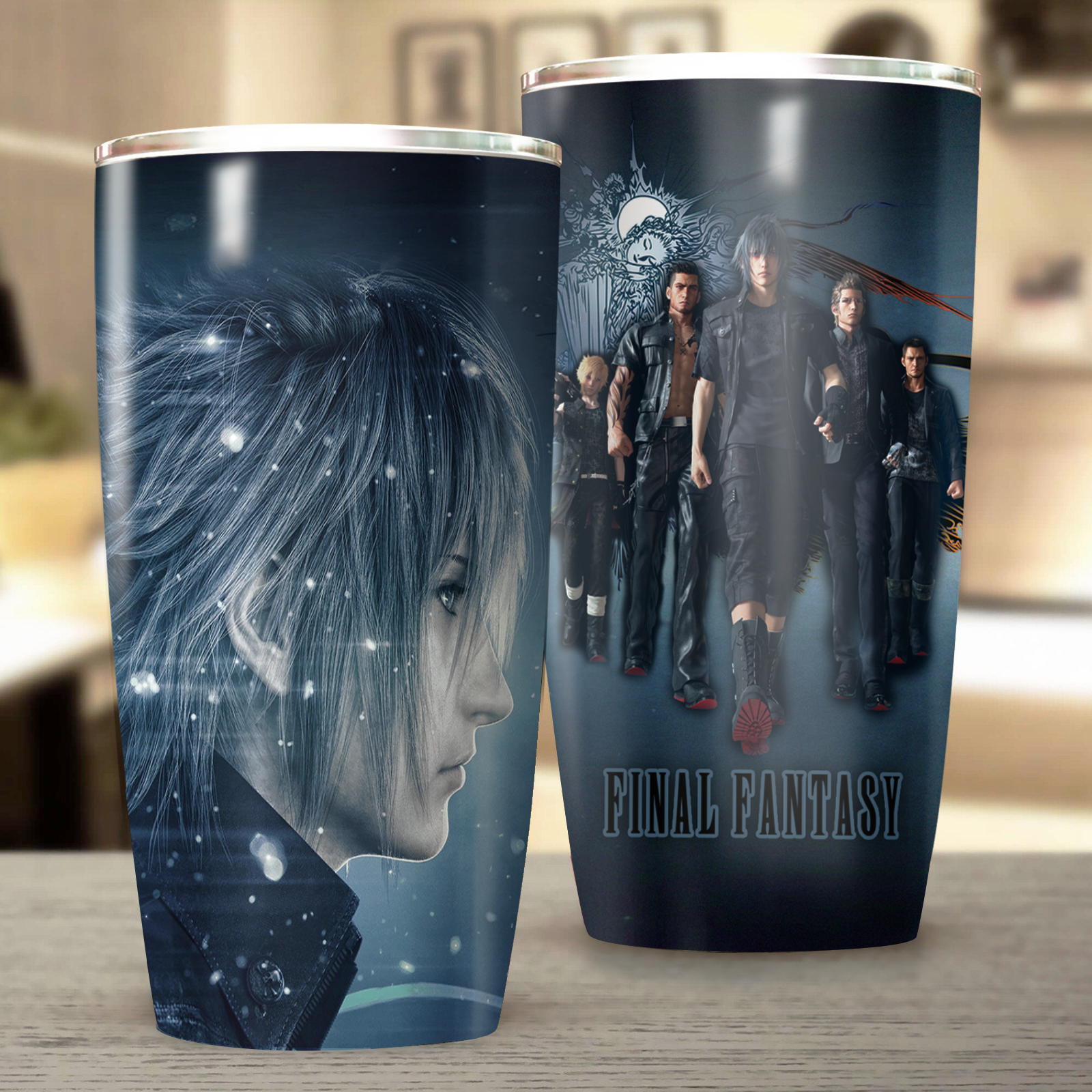 Final Fantasy XV Noctis Video Game Insulated Stainless Steel Tumbler 20oz / 30oz 20oz  
