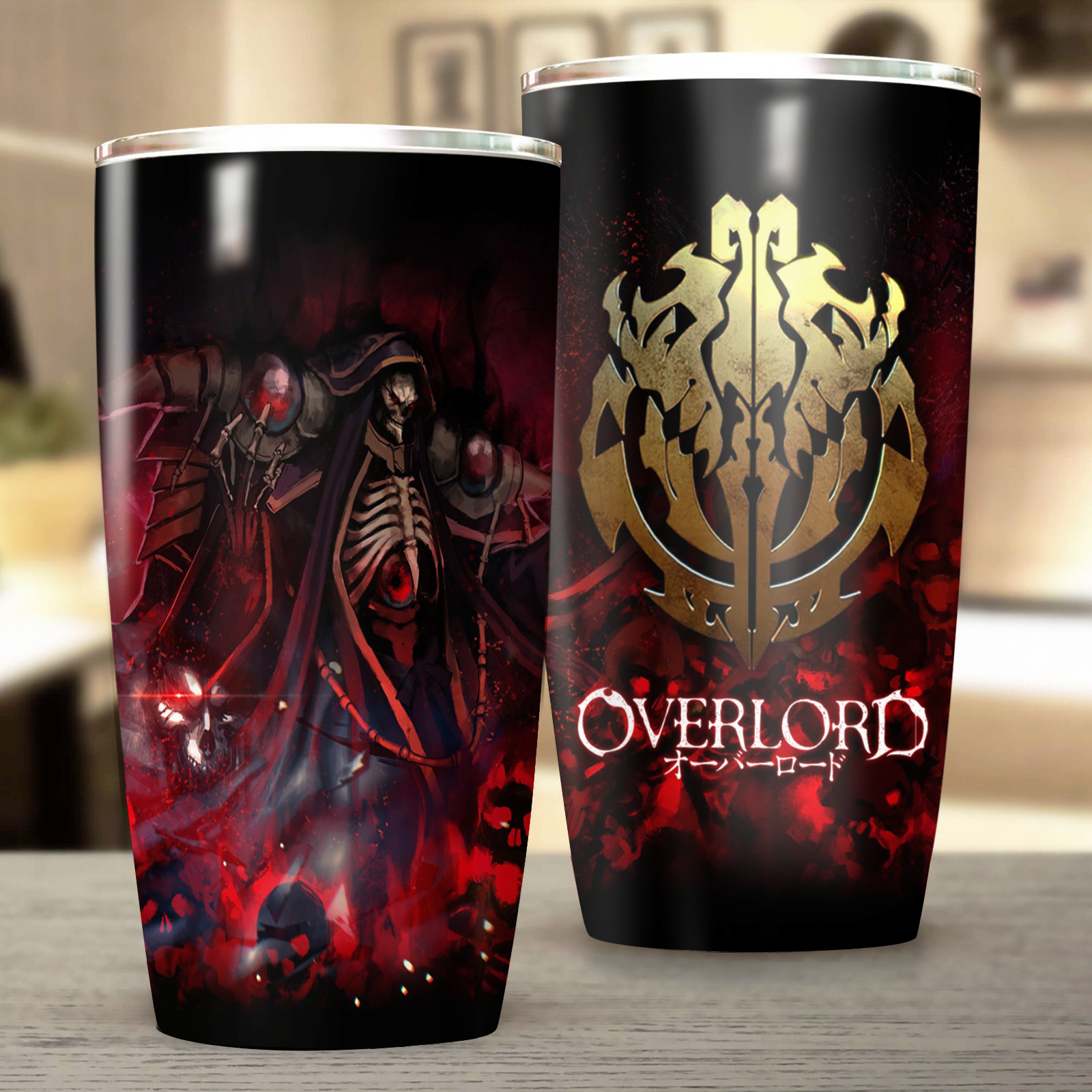 Overlord Anime Manga Insulated Stainless Steel Tumbler 20oz / 30oz 20oz  