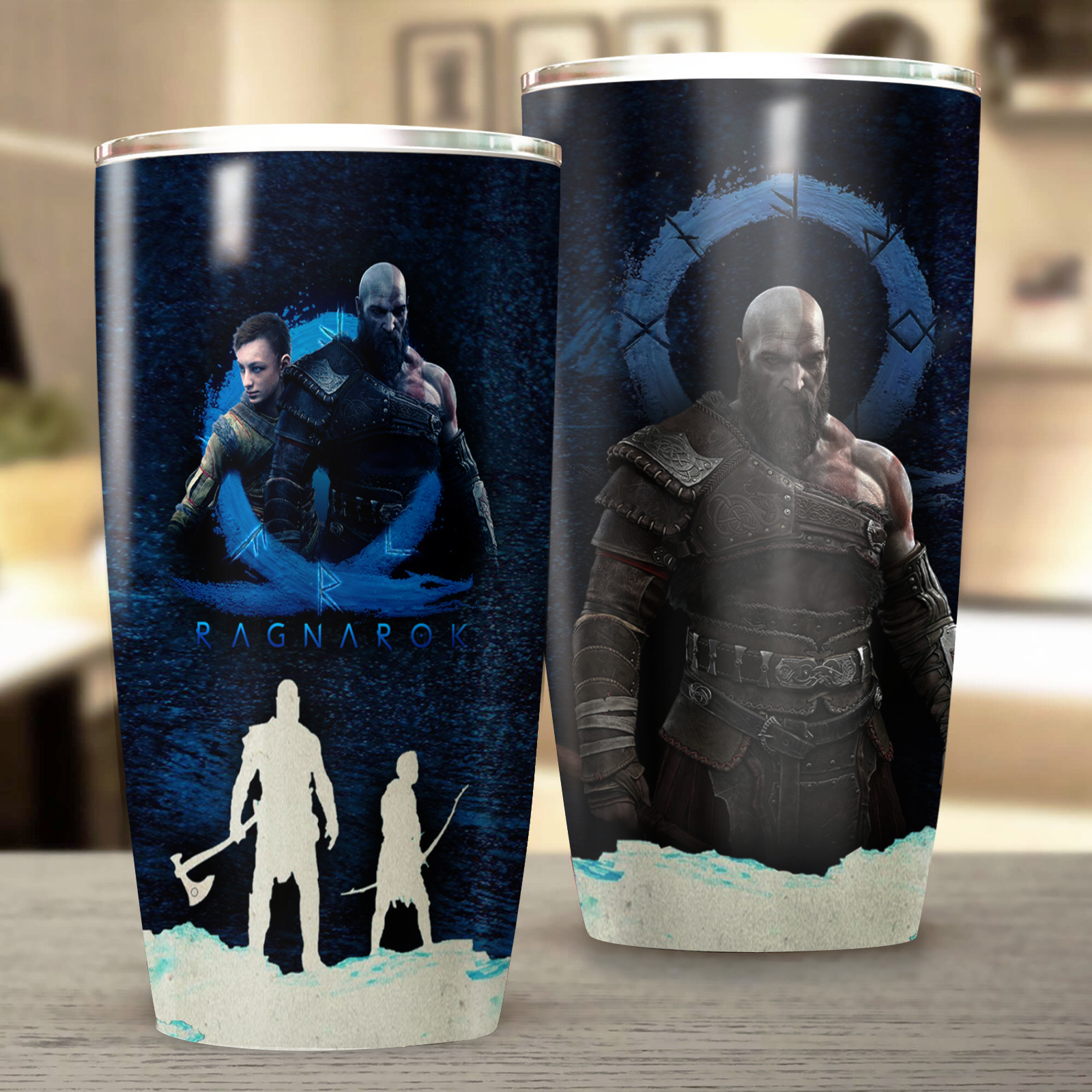 God of War Ragnarok Video Game Insulated Stainless Steel Tumbler 20oz / 30oz 20oz  