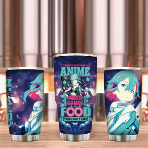 If it doesn't have to do with anime or food then I don't care Sinon Sword Art Online Tumbler   