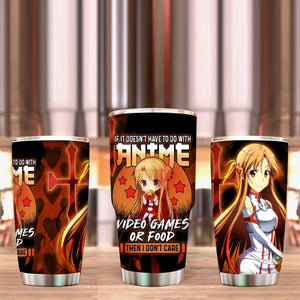 If it doesn't have to do with anime or food then I don't care Chibi Asuna Sword Art Online Tumbler   