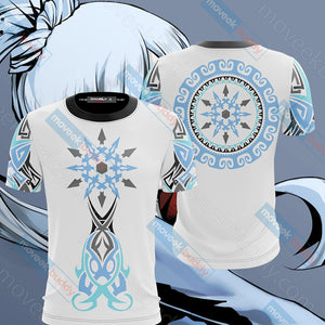 RWBY Weiss Schnee Symbol Unisex 3D T-shirt   