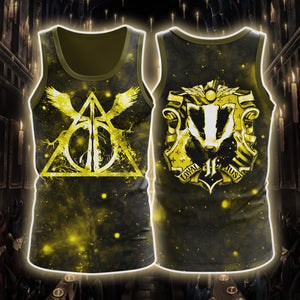 Harry Potter 4 Houses Gryffindor Slytherin Ravenclaw Hufflepuff Tank Top S Hufflepuff 
