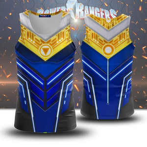 Power Ranger ZEO Cosplay 3D Tank Top US/EU S (ASIAN L) Blue Ranger 