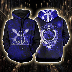 The Ravenclaw Eagle Harry Potter Version Galaxy Unisex 3D T-shirt Hoodie S 