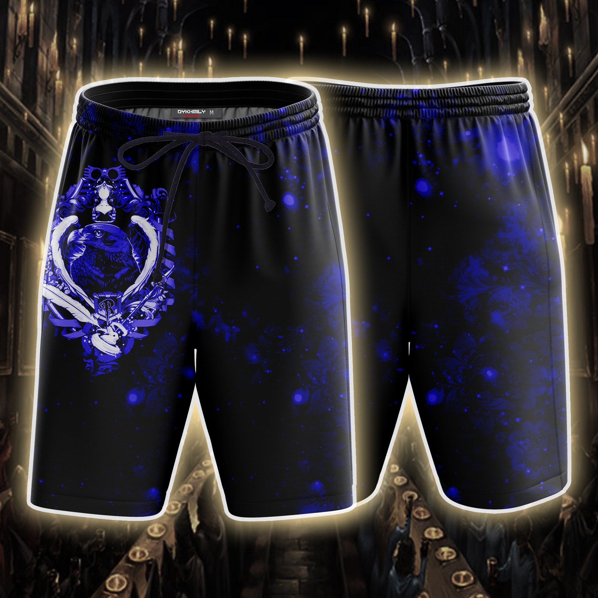 The Ravenclaw Eagle Harry Potter Version Galaxy  Beach Shorts S  