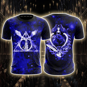 The Ravenclaw Eagle Harry Potter Version Galaxy Unisex 3D T-shirt   