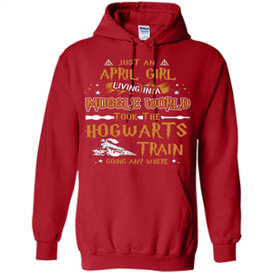 Harry Potter T-shirt Just An April Girl Living In A Muggle World   