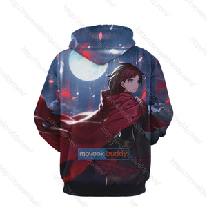 RWBY Ruby Rose 3D Hoodie   