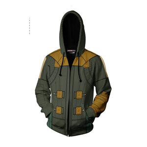 Shin Megami Tensei: Strange Journey Cosplay Zip Up Hoodie Jacket   