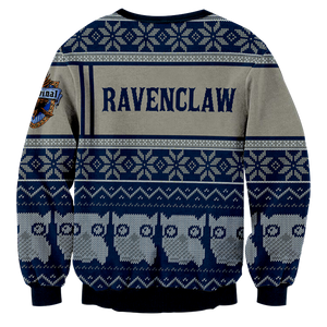 Ravenclaw Harry Potter Ugly Christmas 3D Sweater   